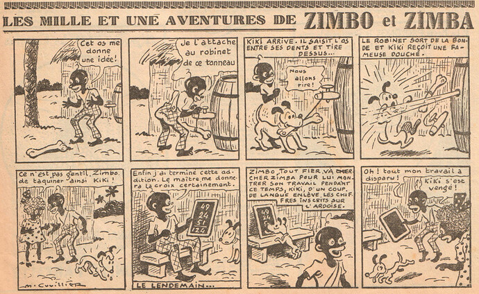 Zimbo et Zimba - Ames Vaillantes 1940 - n°4 - 25 janvier 1940 (p58 album 1937)