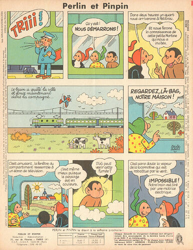 Perlin et Pinpin n°42 du jeudi 21 octobre 1965