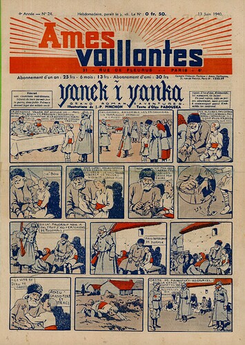 Ames Vaillantes 1940 - n°24 - 13 juin 1940
