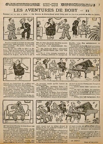 Cri-Cri 1932 - n°736 - page 7 - Les aventures de BOBY (11) - 3 novembre 1932