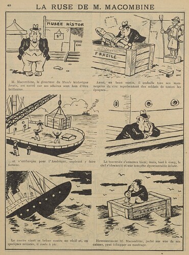 Guignol 1935 - n°49 - page 40 - La ruse de M Macombine - 8 décembre 1935