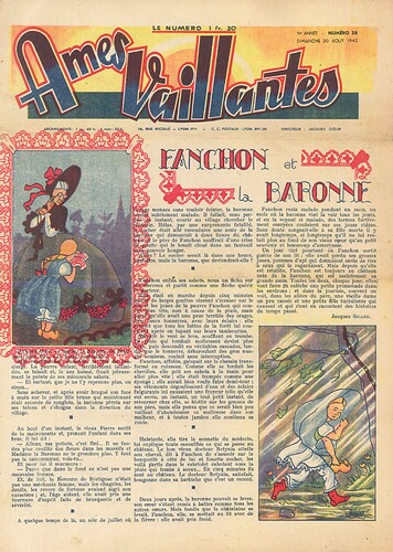 Ames Vaillantes 1942 - n°35 - 30 août 1942 - page 1