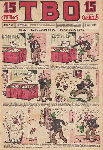 TBO 1937 - n°1035 - El ladron robado - 14 avril 1937