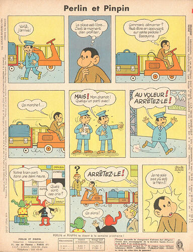 Perlin et Pinpin n°38 du jeudi 23 septembre 1965