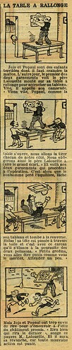Cri-Cri 1934 - n°805 - page 2 - La table à rallonge - 1er mars 1934