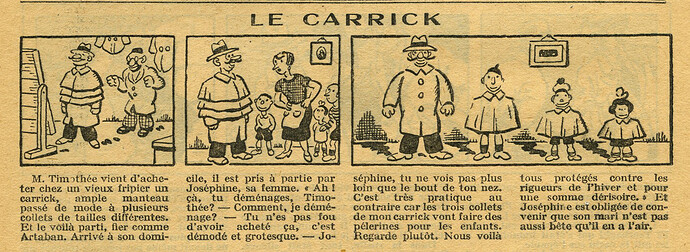 Cri-Cri 1930 - n°602 - page 11 - Le carrick - 10 avril 1930