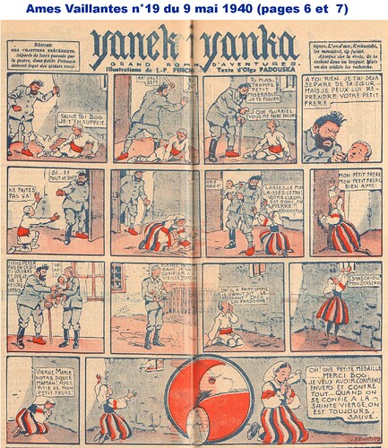 Ames Vaillantes 1940 - n°19 - 9 mai 1940 - pages 6 et 7 (cadré)