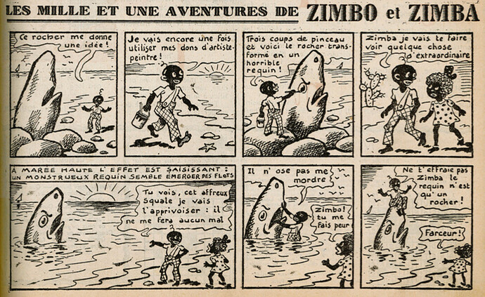 Ames Vaillantes 1939 - n°24 - page 11 - Les mille et une aventures de Zimbo et Zimba - 15 juin 1939