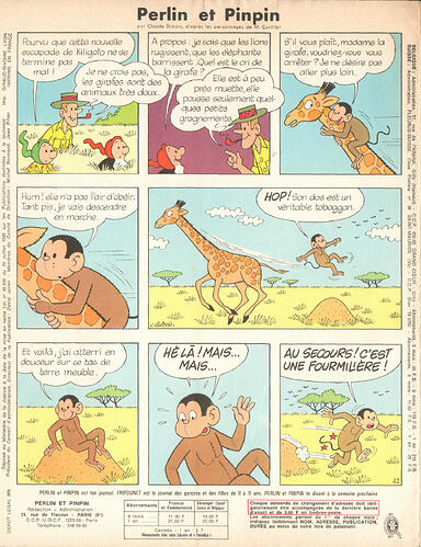 Perlin et Pinpin n°11 du jeudi 14 mars 1968