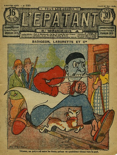 L'Epatant 1926 - n°930 - 27 mai 1926 - page 1 - Perré