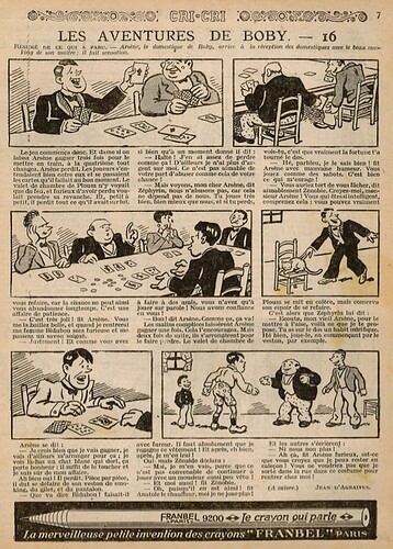 Cri-Cri 1932 - n°741 - page 7 - Les aventures de BOBY (16) - 8 décembre 1932