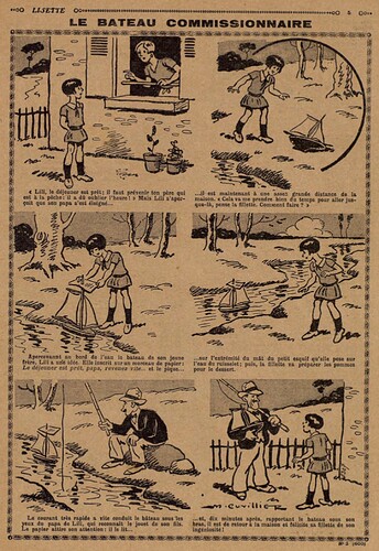Lisette 1933 - n°2 - page 5 - Le bateau commissionnaire - 8 janvier 1933