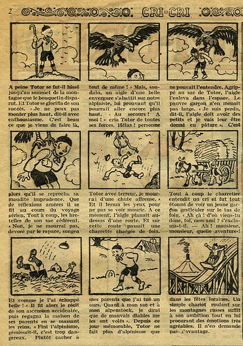Cri-Cri 1932 - n°706 - page 2 - TOTOR alpiniste - 7 avril 1932
