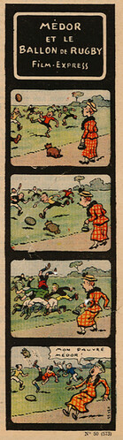 Pierrot 1936 - n°50 - page 5 - Médor et le ballon de rugby - Film Express - 13 décembre 1936