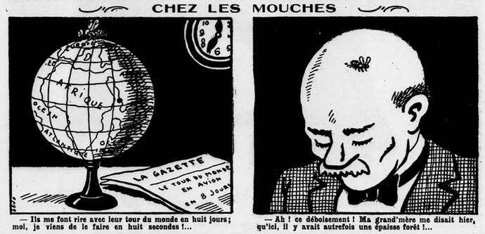 Lisette 1932 - n°49 - page 2 - Chez les mouches - 4 décembre 1932