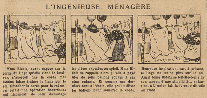 Fillette 1927 - n°989 - page 13 - L'ingénieuse ménagère - 6 mars 1927