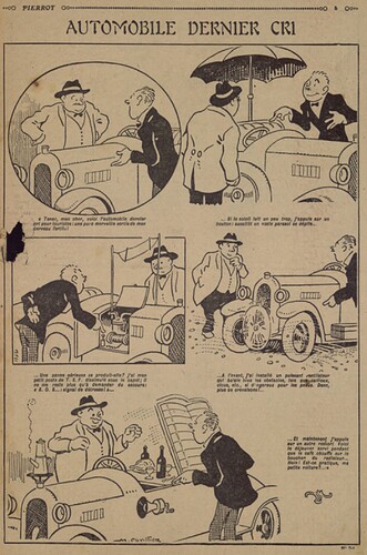 Pierrot 1927 - n°58 - page 5 - Automobile dernier cri - 30 janvier 1927