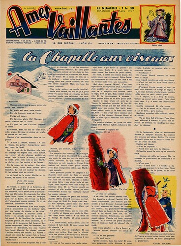 Ames Vaillantes 1943 - n°12 - 21 mars 1943 - page 1