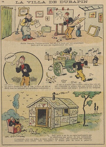 Guignol 1929 - n°130 - La villa de Durapin - 6 octobre 1929 - page 14