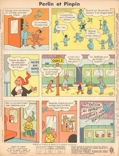 Perlin et Pinpin n°41 du jeudi 14 octobre 1965