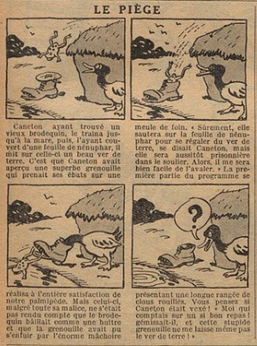 Fillette 1934 - n°1358 - page 11 - Le piège - 1er avril 1934