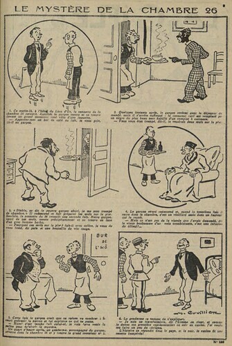 Pierrot 1928 - n°120 - page 5 - Le mystère de la chambre 26 - 8 avril 1928