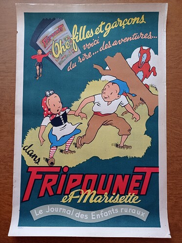 Affiche Fripounet et Marisette EBAY