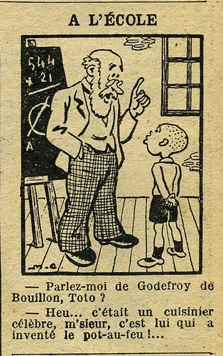 Cri-Cri 1933 - n°757 - page 6 - A l'école - 30 mars 1933