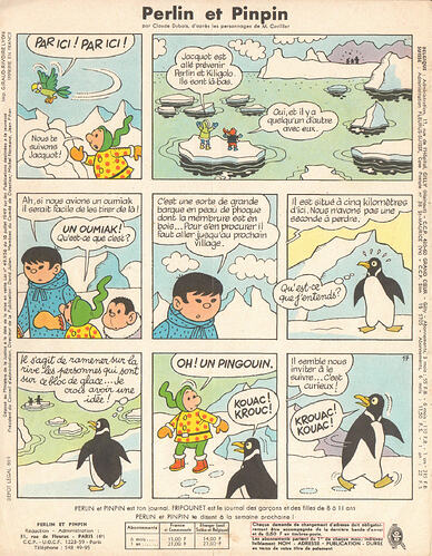 Perlin et Pinpin n°4 du jeudi 26 janvier 1967