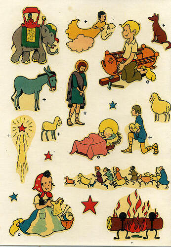 3b - Décalcomanies de Sylvain et Sylvette n°6 - contenu