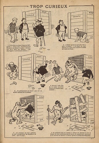Pierrot 1926 - n°7 - page 11 - Trop curieux - 7 février 1926