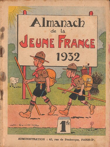 Almanach de la Jeune France 1932 - Couverture