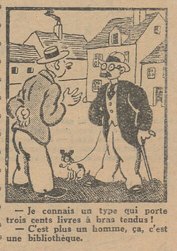 L'Epatant 1931 - n°1180 - page 7 - Je connais un type qui porte trois cents livres à bras tendus - 12 mars 1931