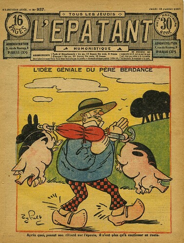 L'Epatant 1926 - n°937 - 15 juillet 1926 - page 1 - Tybalt