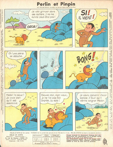 Perlin et Pinpin n°49 du jeudi 7 décembre 1967