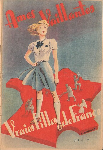 Album F - Vraies Filles de France - 3 sept 1944 - couverture