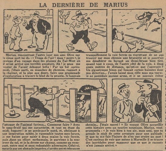 L'Epatant 1931 - n°1205 - page 10 - La dernière de MARIUS - 3 septembre 1931