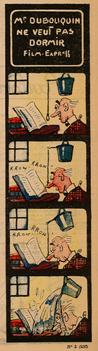 Pierrot 1936 - n°3 - page 5 - Mr DUBOUQIN ne veut pas dormir - Film Express - 19 janvier 1936