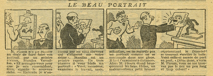 Cri-Cri 1930 - n°615 - page 11 - Le beau portrait - 10 juillet 1930