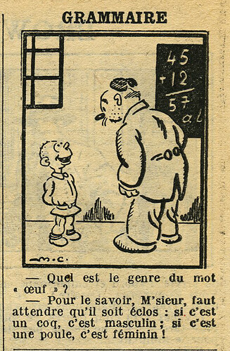 Cri-Cri 1934 - n°826 - page 14 - Grammaire - 26 juillet 1934