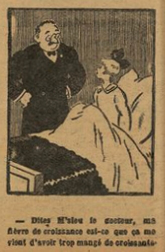 Fillette 1929 - n°1126 - page 6 - Dites M'sieur le docteur, ma fièvre de croissance - 20 octobre 1929