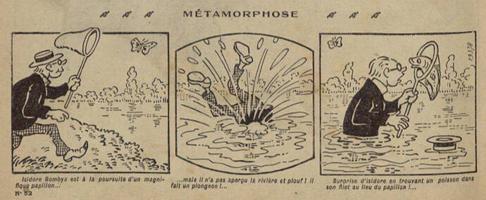 Pierrot 1926 - n°52 - page 2 - Métamorphose - 19 décembre 1926