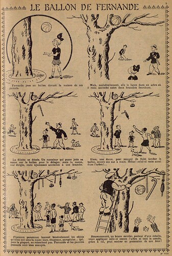 Lisette 1929 - n°10 - page 5 - Le ballon de Fernande - 10 mars 1929