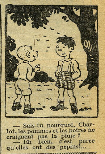 Cri-Cri 1932 - n°729 - page 11 - Dessin sans titre - 15 septembre 1932