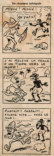 Pierrot 1938 - n°15 - page 2 - Un chasseur intrépide - 10 avril 1938