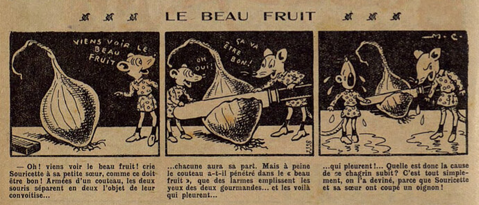 Lisette 1933 - n°17 - page 2 - Le beau fruit - 23 avril 1933