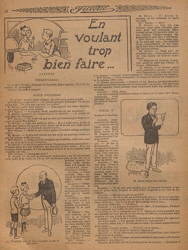 Fillette 1926 - n°931 - page 10 - En voulant trop bien faire - 24 janvier 1926