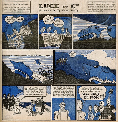 Ames Vaillantes 1938 - n°30 - page 1 - Lucie et Cie - 28 juillet 1938