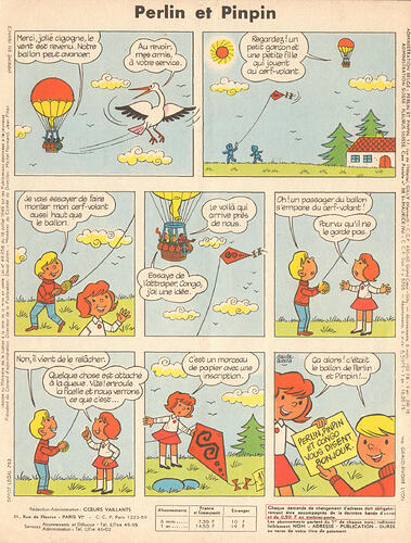 Perlin et Pinpin n°16 du jeudi 16 avril 1964