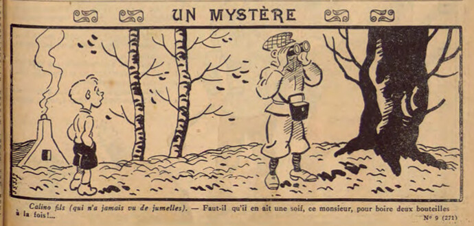Pierrot 1931 - n°9 - page 7 - Un mystère - 1er mars 1931